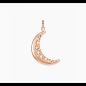 Kendra Scott Crescent Moon Charm - Rose Gold